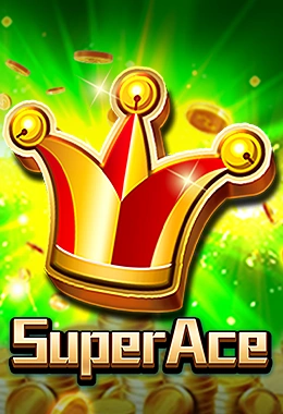 Official JILI Super Ace game artwork with its red and gold crown